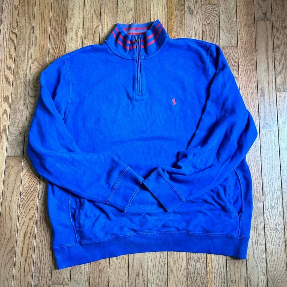 Vintage Polo Ralph Lauren‎ Quarter Zip Sweatshirt